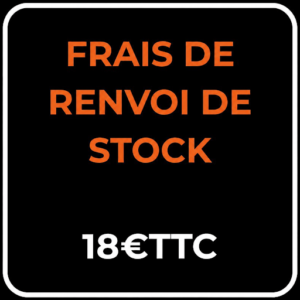 Frais de renvoi de stock 18 €